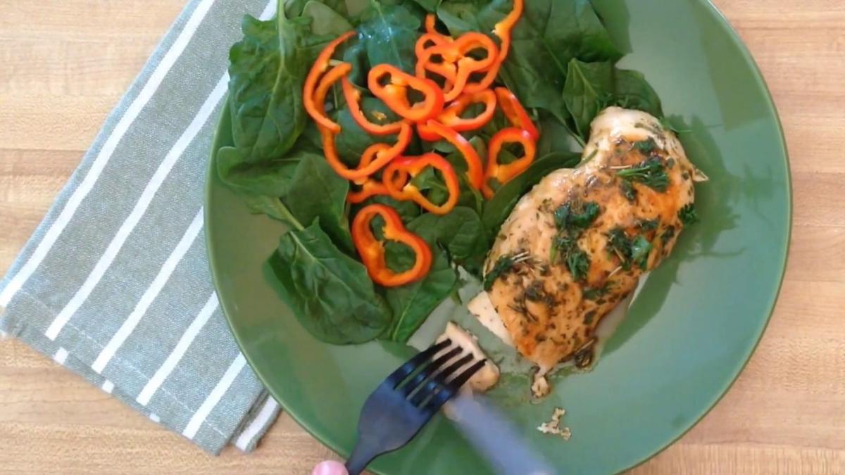 'Video thumbnail for How To Make Herb Butter Chicken'
