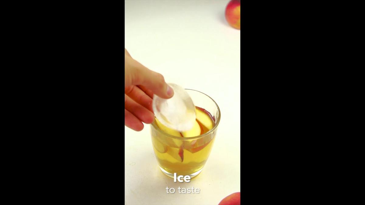 'Video thumbnail for How To Make Iced Peach Ginger Tea'
