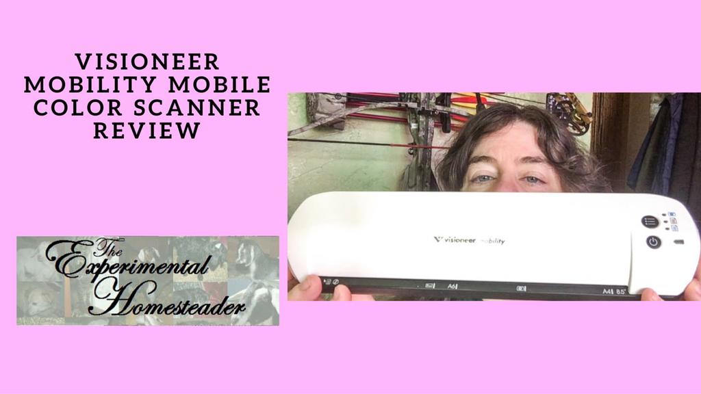 'Video thumbnail for Visioneer Mobility Mobile Color Scanner Review'