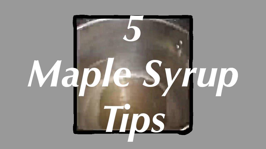 'Video thumbnail for 5 Maple Syrup Tips - Experimental Homesteader Live Stream'