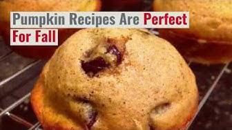 'Video thumbnail for Easy To Make Tasty Pumpkin Pecan Muffin Breakfast Menu Idea'