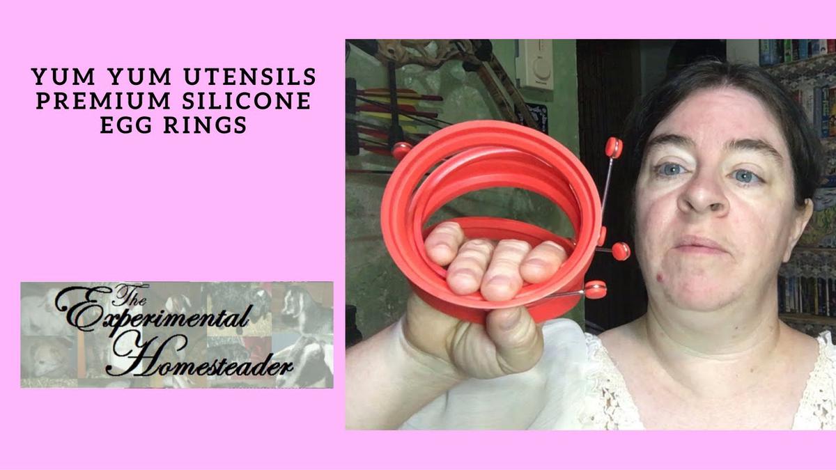 'Video thumbnail for Yum Yum Utensils Premium Silicone Egg Rings'