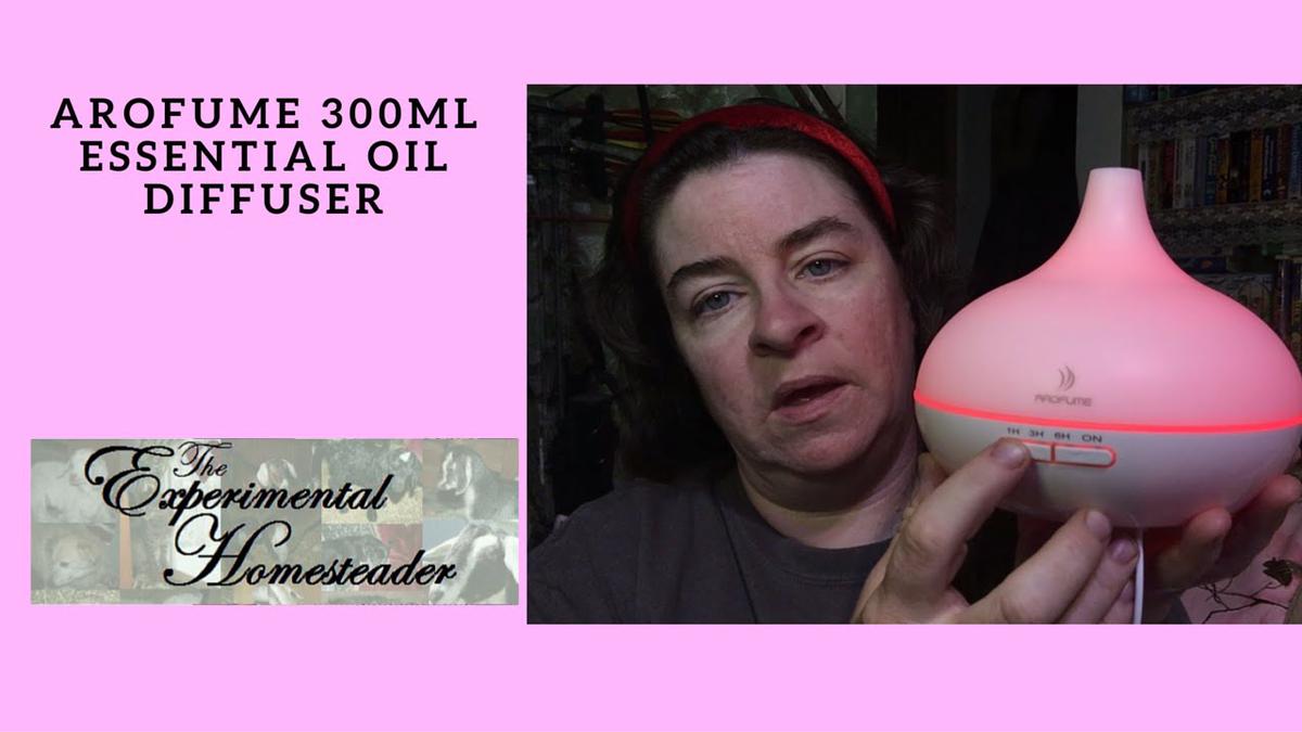 'Video thumbnail for AroFume 300ml Essential Oil Diffuser'