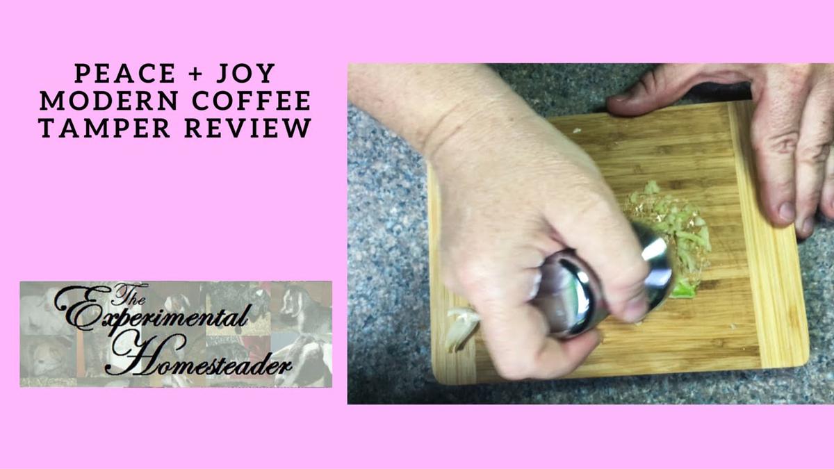 'Video thumbnail for Peace + Joy Modern Coffee Tamper Review'