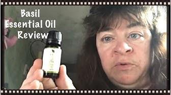 'Video thumbnail for Natural Acres Basil Essential Oil Review'