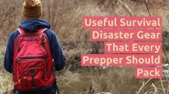 'Video thumbnail for Useful Survival Disaster Gear That Every Prepper Should Pack'