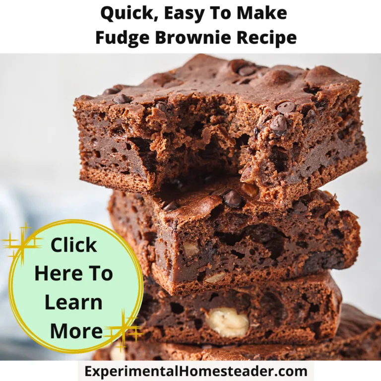 A stack of rich, fudgy brownies with chocolate chips and nuts.