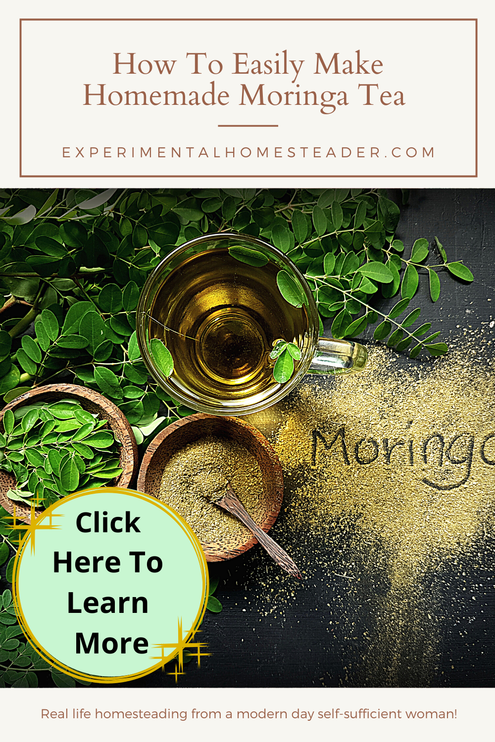 how to make moringa tea 