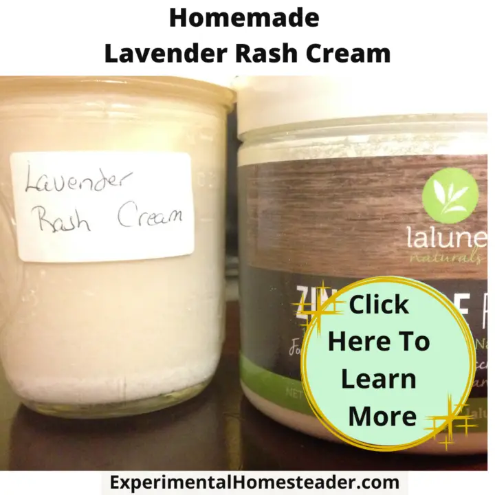 Homemade Lavender Rash Cream