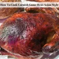 How To Cook Cornish Game Hens Asian Style