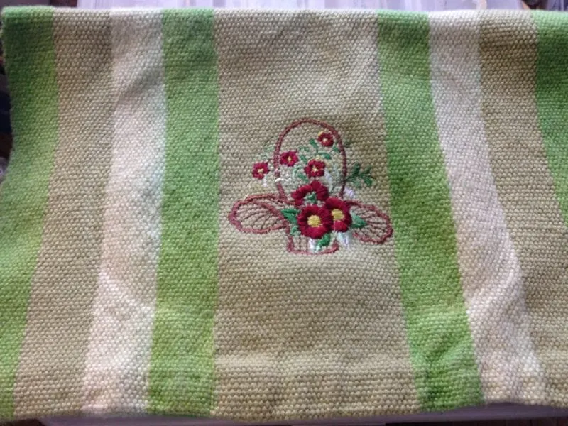 How To Make Custom Embroidered Towels - Experimental Homesteader