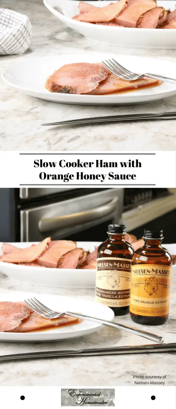 Slow Cooker Ham with Orange Honey Sauce Experimental Homesteader