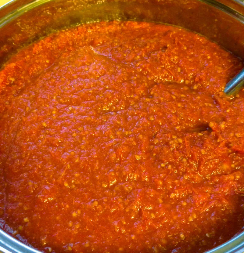 The homemade ketchup really to be canned.