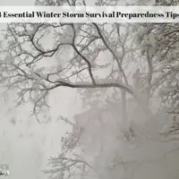 4 Essential Winter Storm Survival Preparedness Tips