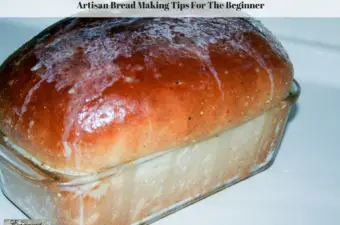 A loaf of baked bread.