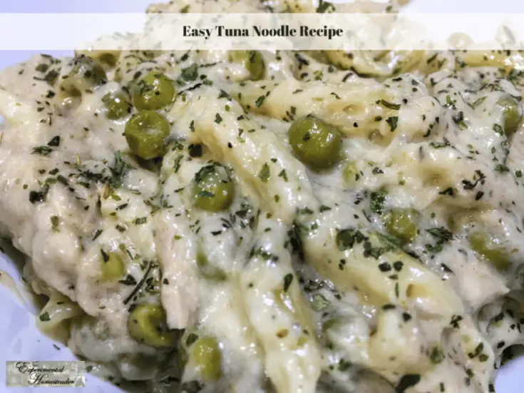 Easy Tuna Noodle Recipe - Experimental Homesteader