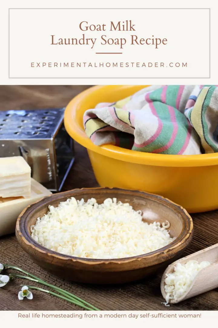 Goat Milk Laundry Soap Recipe Experimental Homesteader