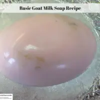 Basic Goat Milk Soap Recipe