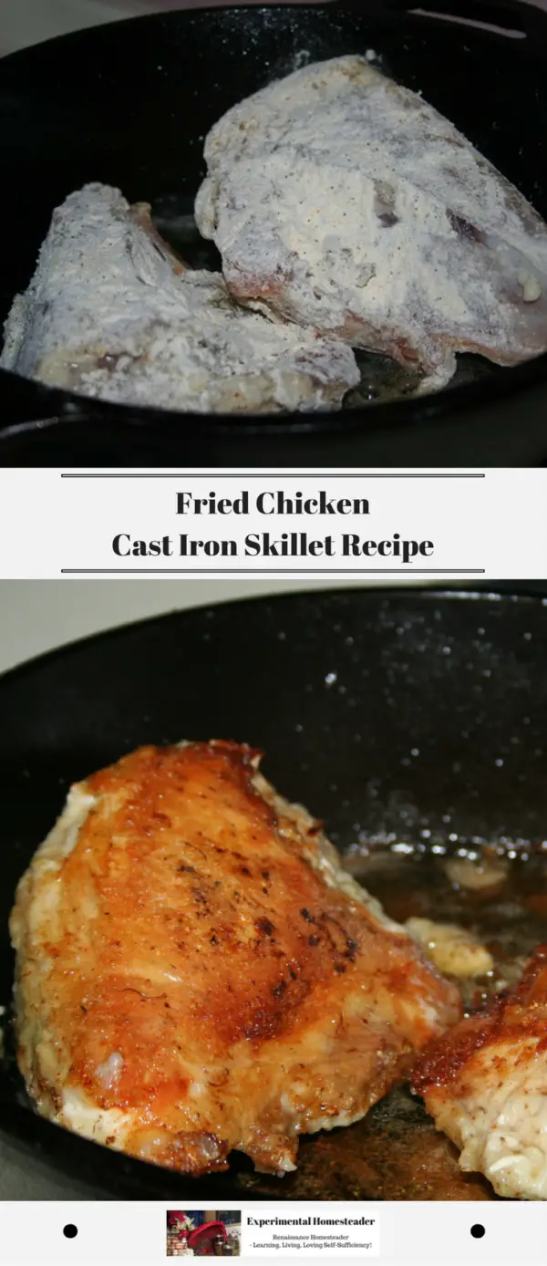 Fried Chicken Cast Iron Skillet Recipe Experimental Homesteader