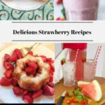 An array of strawberry recipes.