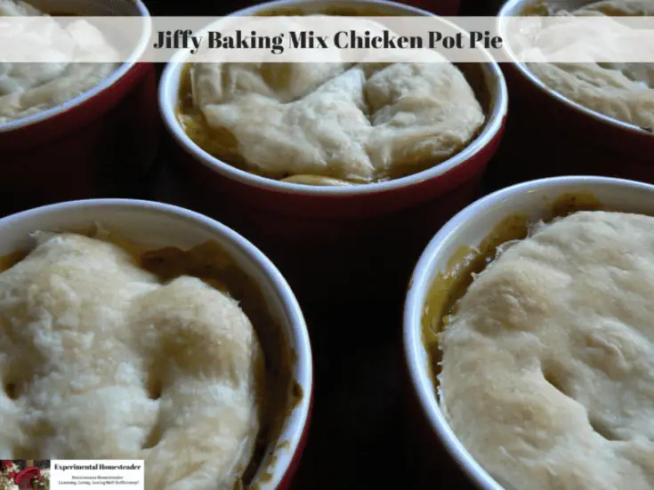 Jiffy Baking Mix Chicken Pot Pie Recipe Experimental Homesteader