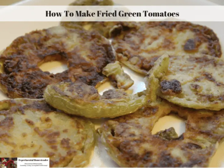 How To Make Fried Green Tomatoes Experimental Homesteader
