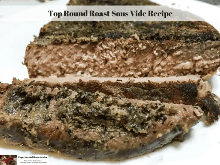 Top Round Roast Sous Vide Recipe Experimental Homesteader