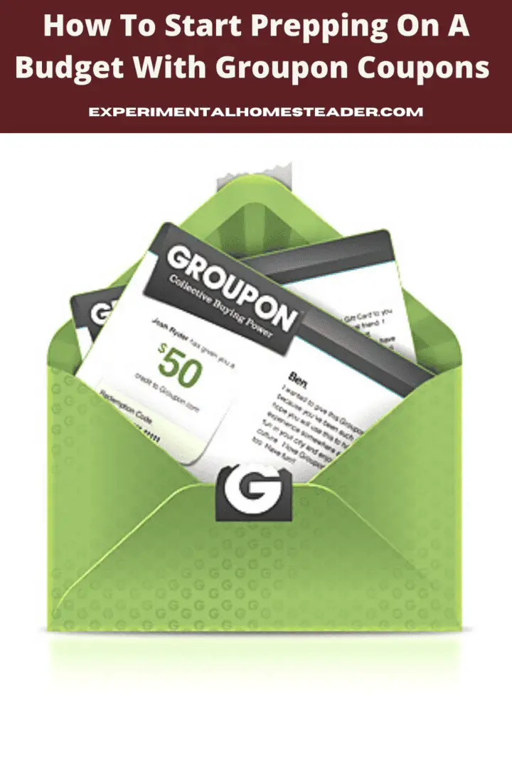 How To Start Prepping On A Budget With Groupon Coupons Experimental