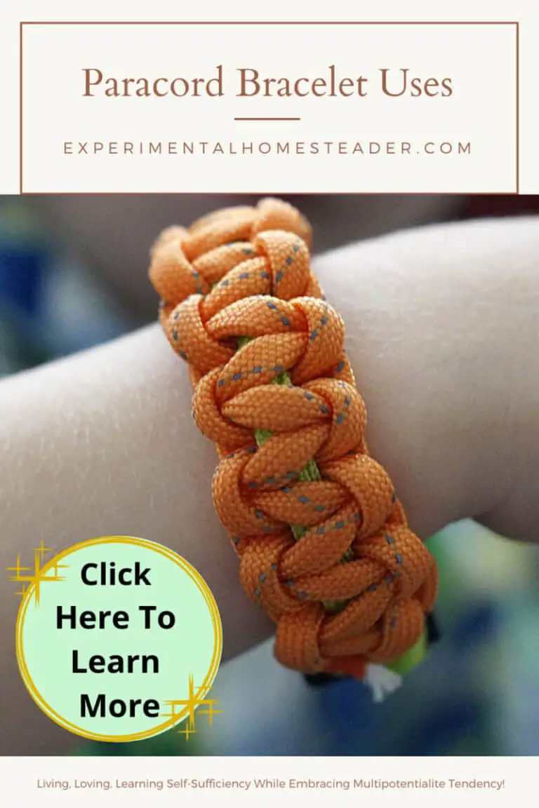 Paracord Bracelet Uses Experimental Homesteader
