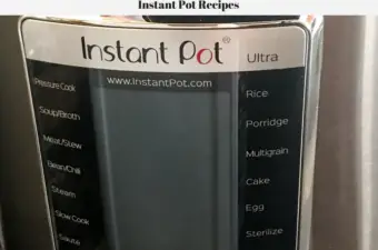 An Instant Pot sitting on a counter.