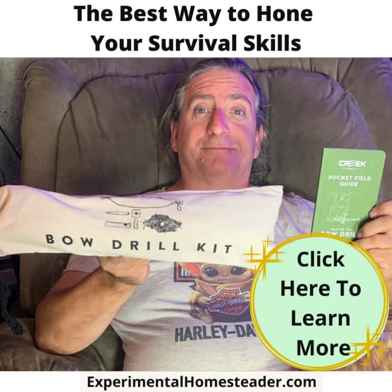 Bow drill kit for survival skills, bushcraft, and homesteading training.
