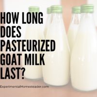 How Long Does Pasteurized Goat Milk Last