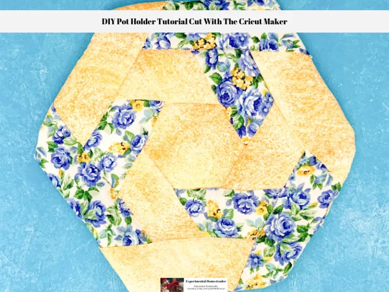 The finished DIY Pot Holder.