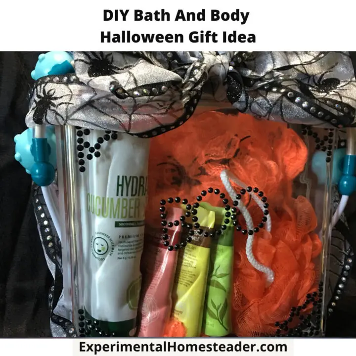 DIY Bath And Body Halloween Gift Idea 