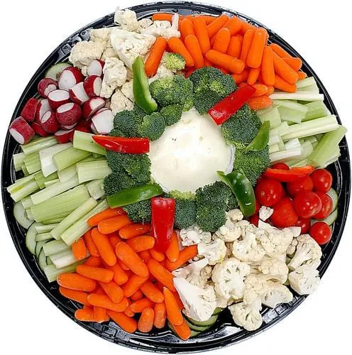 Vegetable platter.