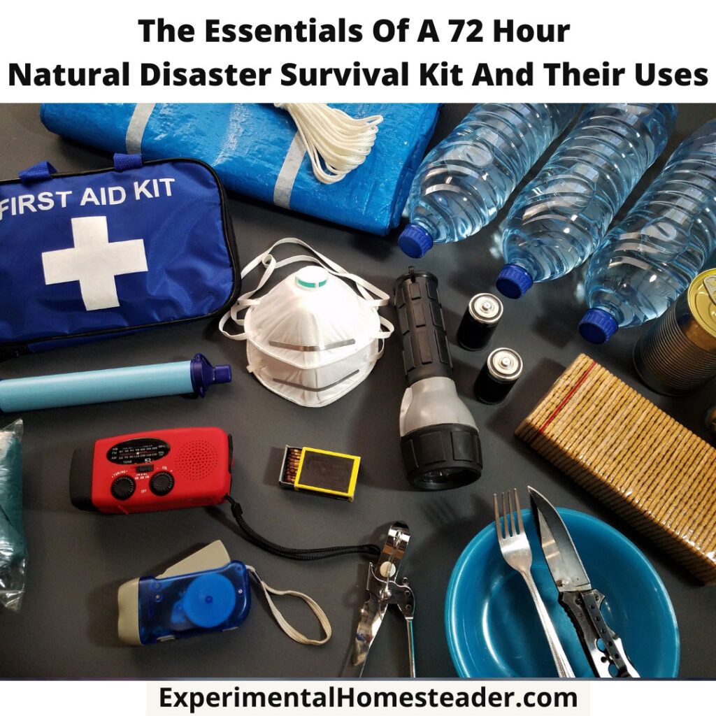 The Essentials Of A 72 Hour Natural Disaster Survival Kit And Their ...