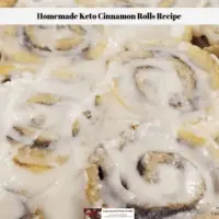 Homemade Keto Cinnamon Rolls Recipe