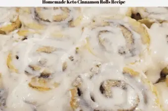 Fresh baked homemade cinnamon rolls.