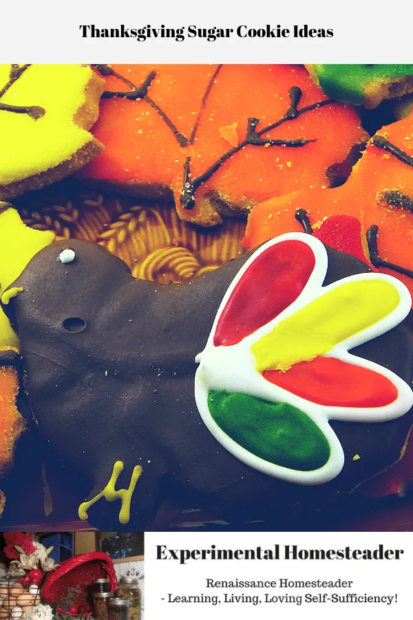 Decorated sugar cookies on a plate.