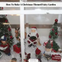How To Make A Christmas Themed Fairy Garden