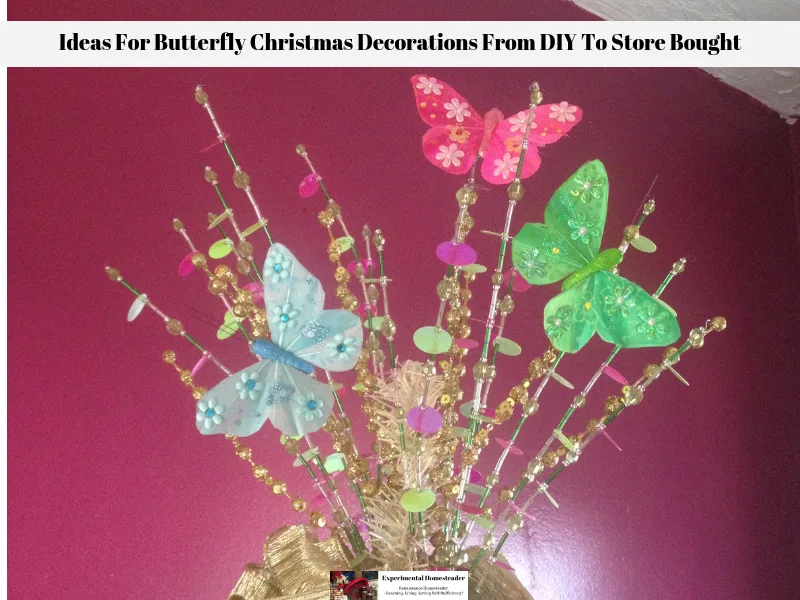 Diy butterfly christmas tree top｜TikTok Search