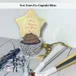 One of the ready to eat New Years Eve cupcake ideas!