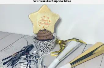 One of the ready to eat New Years Eve cupcake ideas!