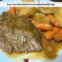 Easy Cast Iron Dutch Oven London Broil Recipe