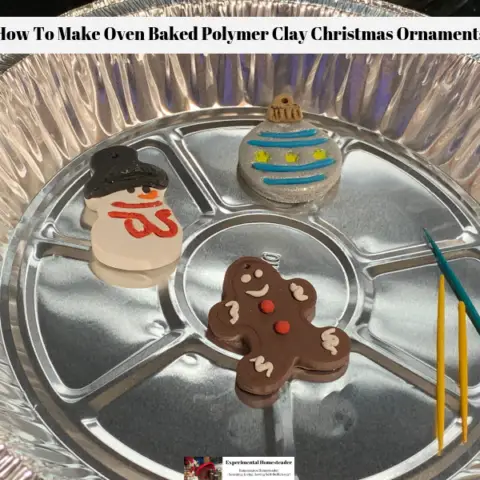 How To Make Oven Baked Polymer Clay Christmas Ornaments - Experimental ...