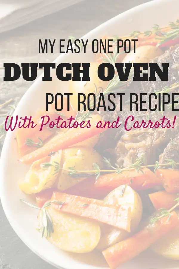Easy One Pot Cast Iron Pot Roast Recipe Experimental Homesteader