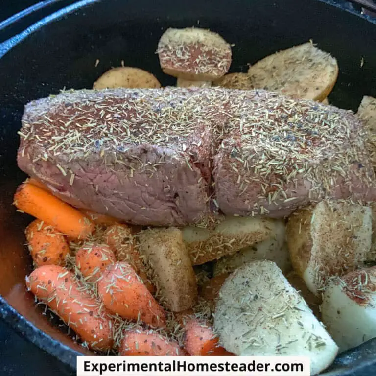 Easy Cast Iron Dutch Oven London Broil Recipe Experimental Homesteader