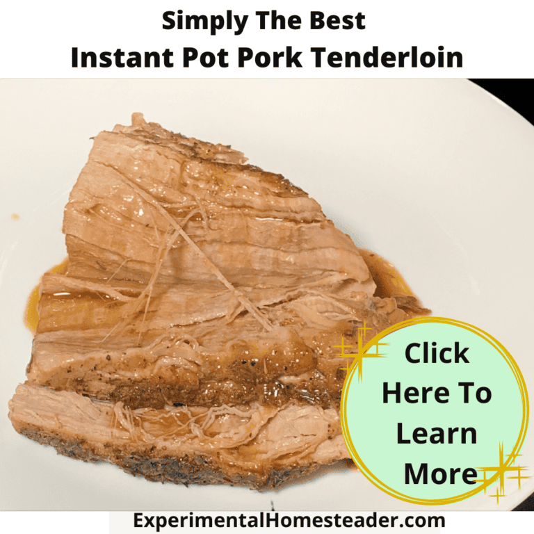 Slow cooker pork tenderloin, easy homesteading recipe for delicious meat dishes.