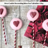 Decorated Oreo cookies ready to eat.