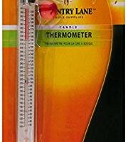 Country Lane Candle Supplies Clip-On Candle Thermometer for Homemade Candle and Soap Crafting